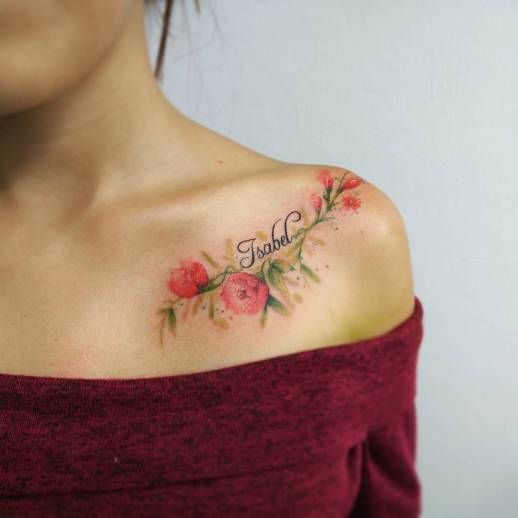 Tatuagens de nombres isabel 40