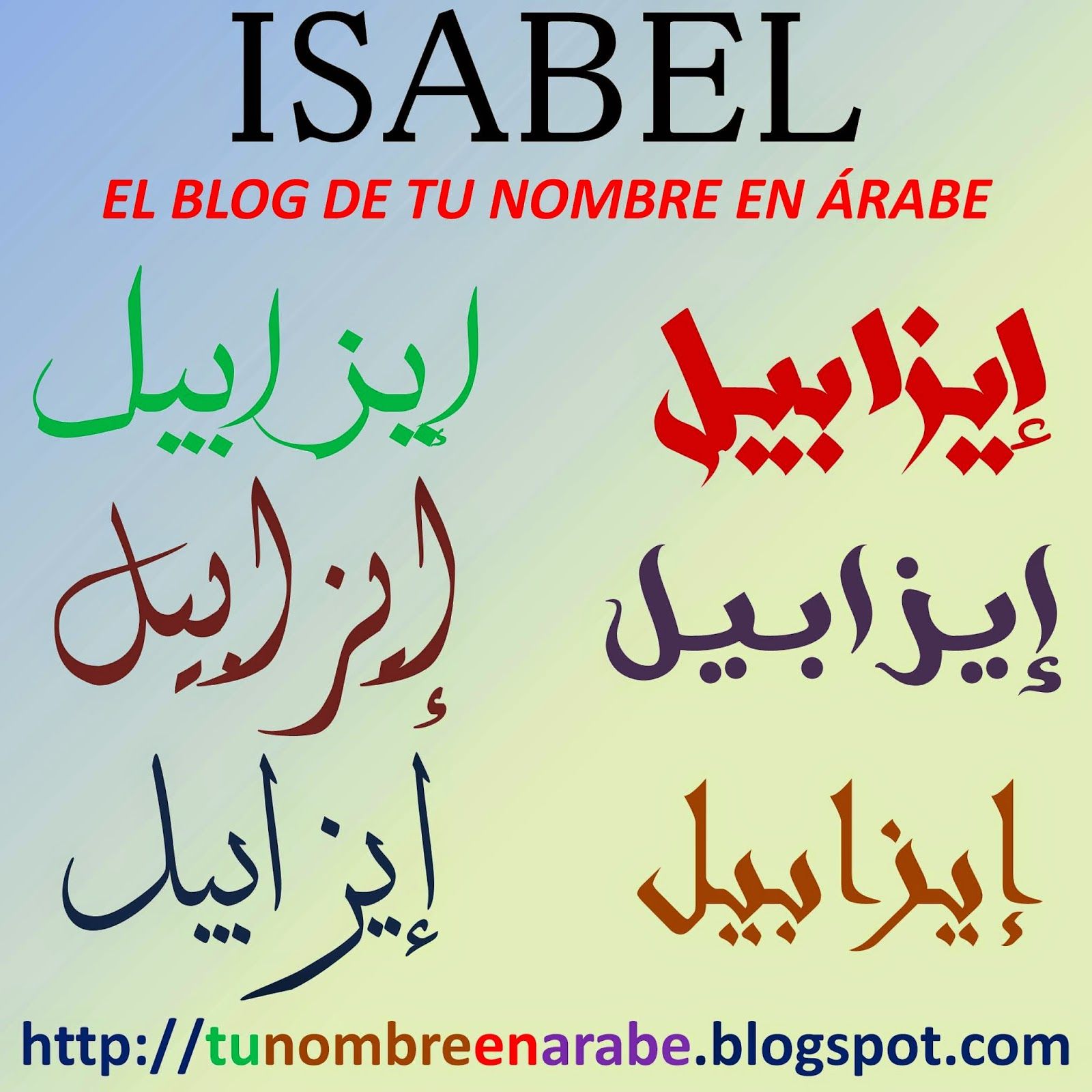Tatuagens de nombres isabel 23