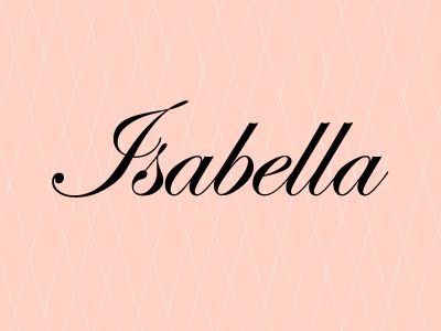 Tattoos of nombres isabella 15