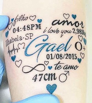 Tattoos of nombres isaias 14