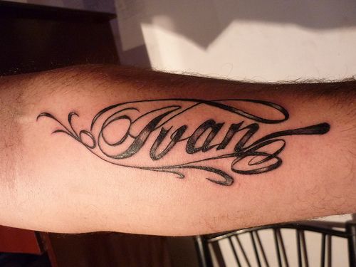 Tatuaggi di nombres ivan 48