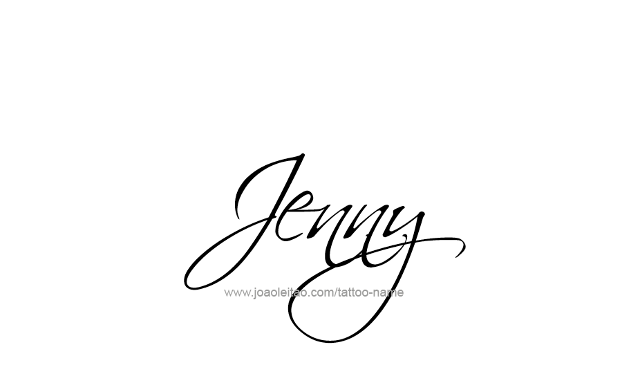 Tatuajes de nombres jenny