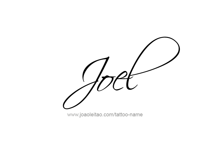 Tattoos of nombres joel 14