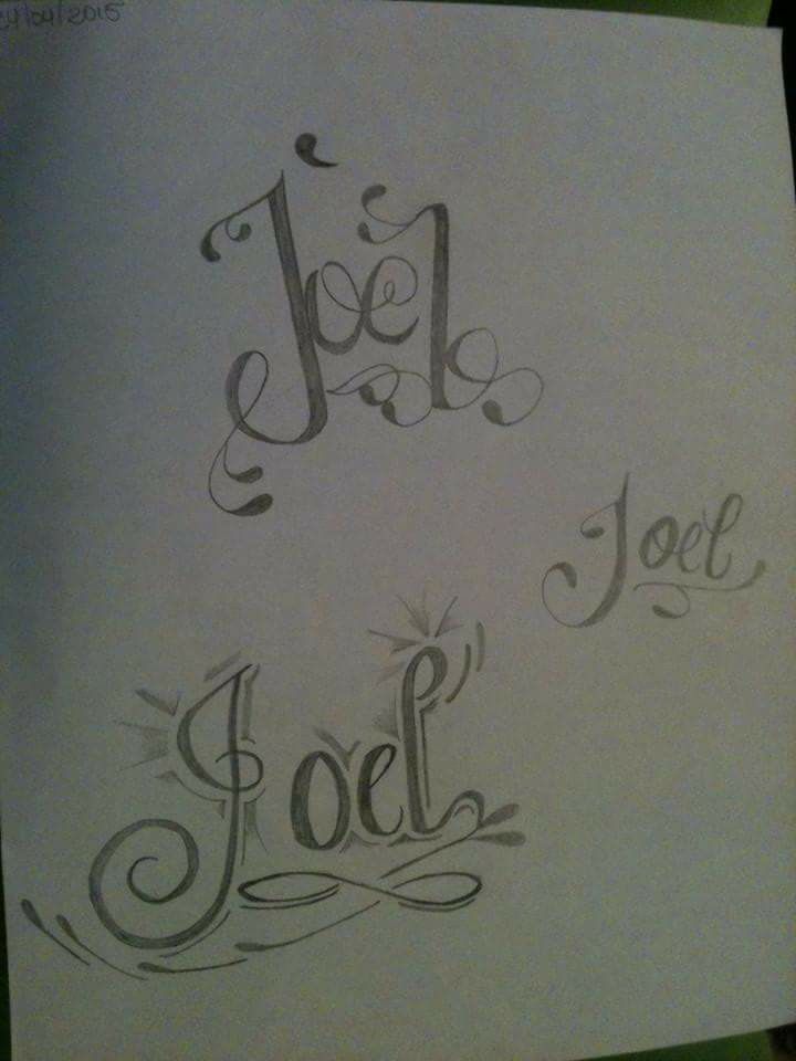 Tattoos of nombres joel 12