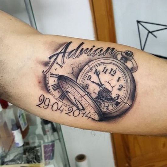 Tattoos of nombres kevin sombreado 34