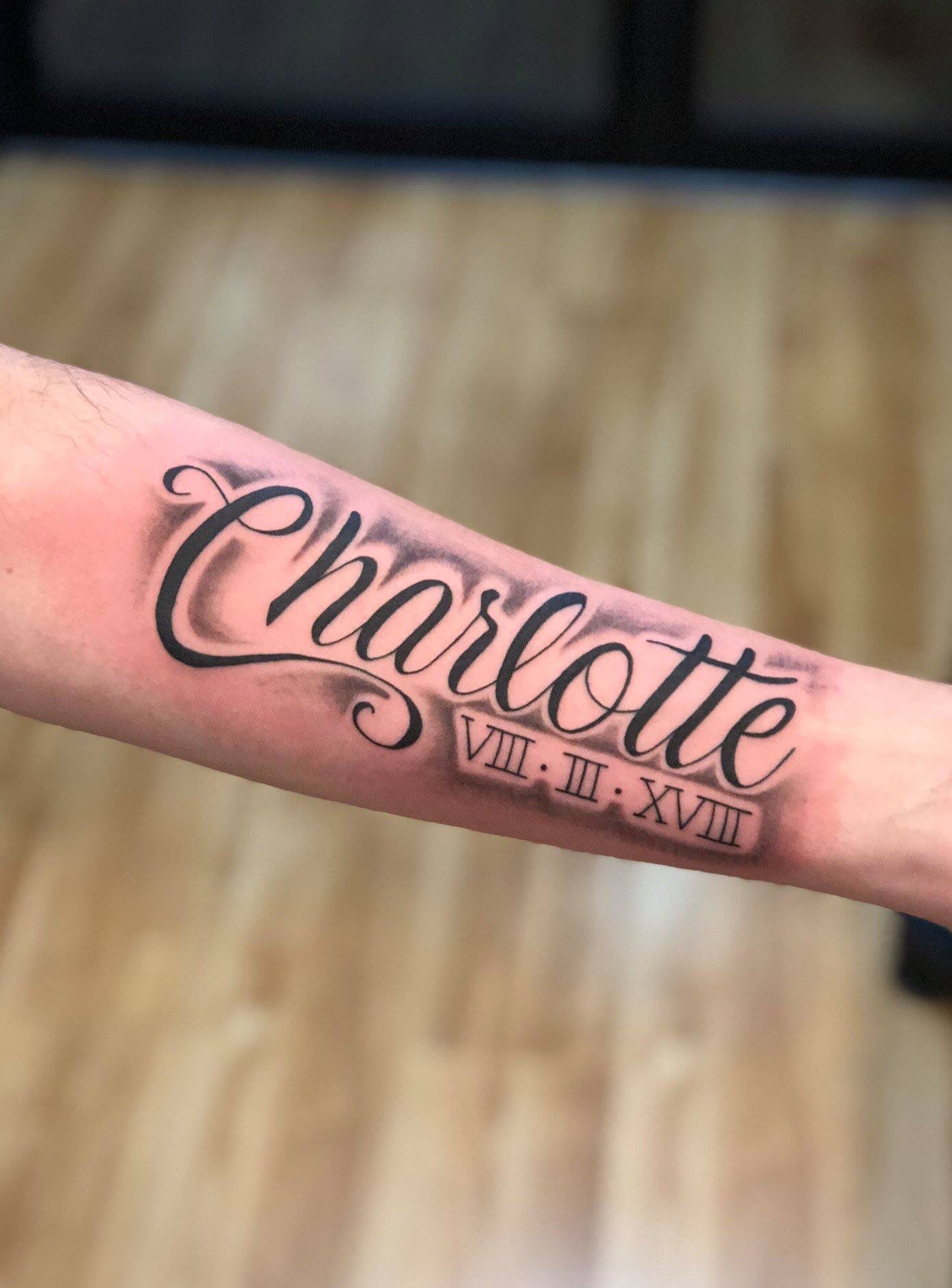 Tattoos of nombres kevin sombreado 45