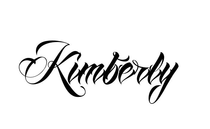 Tattoos of nombres kimberly 31