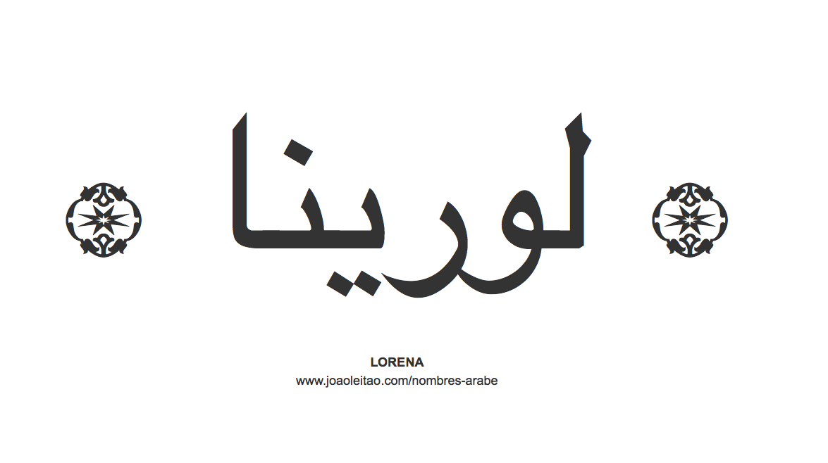 Tatuagens de nombres lorena 15