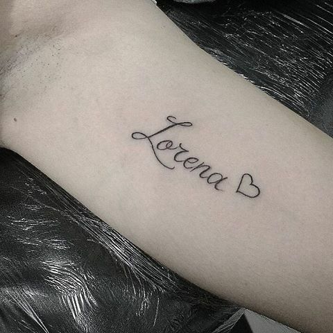 Tatuagens de nombres lorena 13
