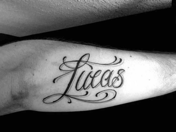 Tatuajes de nombres lucas