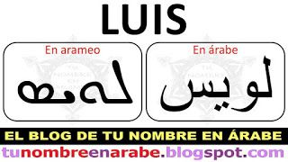 Tatuajes de nombres luis 7