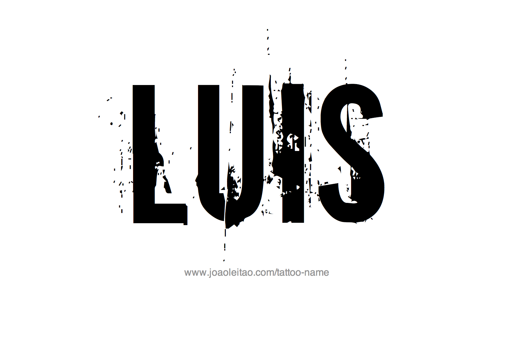 Tatuajes de nombres luis 2