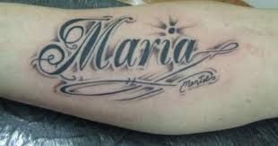 Tatuaggi di nombres mariana 2