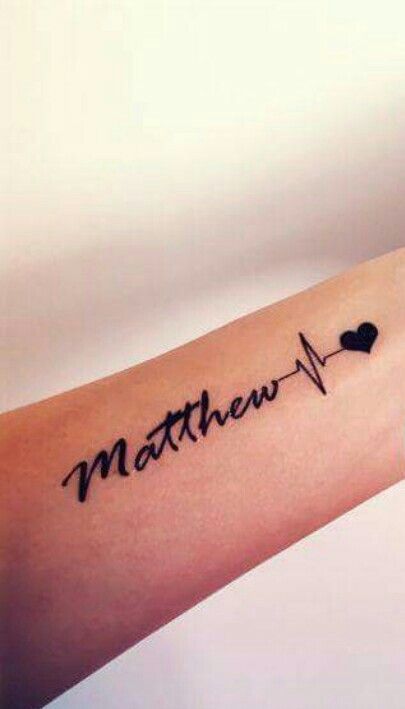Tattoos von nombres mateo 45