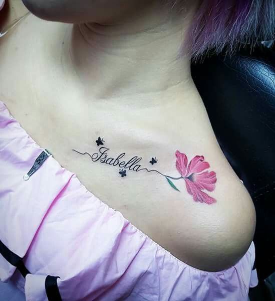 Tattoos of nombres monserrat 7