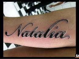 Tattoos of nombres natalia 23