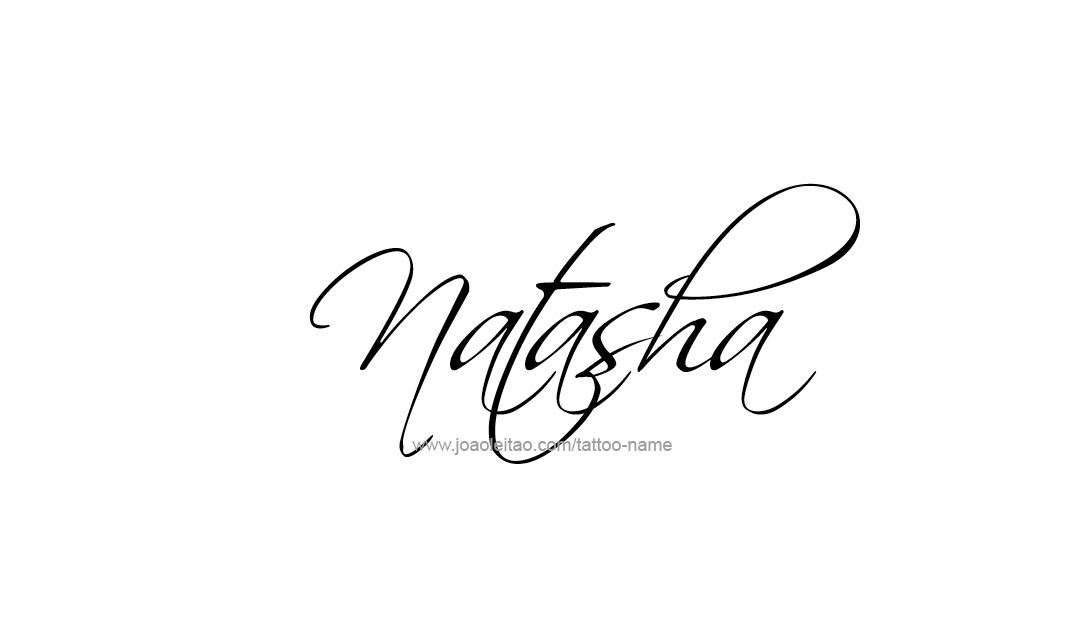 Tattoos of nombres natasha 7