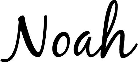 Tatuajes de nombres noah 6