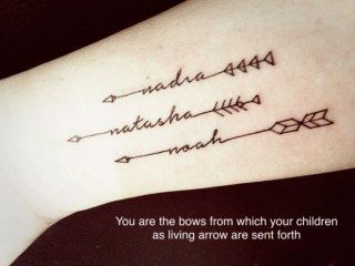 Tatuajes de nombres para hijos