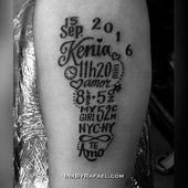 Tatuajes de nombres rafael en el brazo