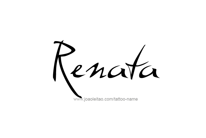Tattoos of nombres renata 5