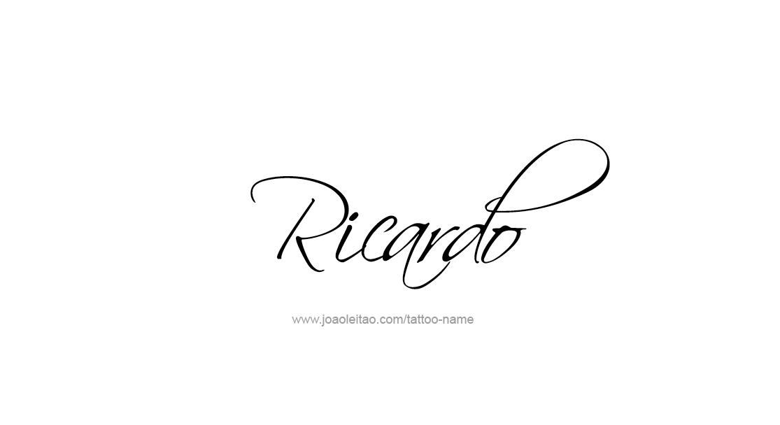 Tatuajes de nombres ricardo 5