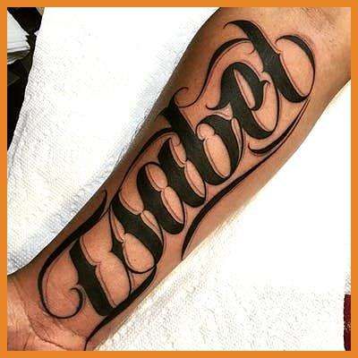 Tatouages de nombres roberto 8