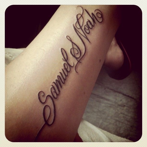 Tattoos of nombres samuel 3