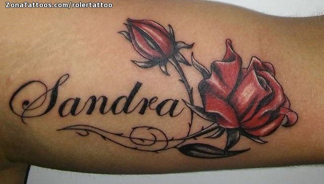 Tatuajes de nombres sandra 14