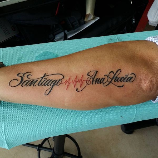 Tatuajes de nombres santiago 12