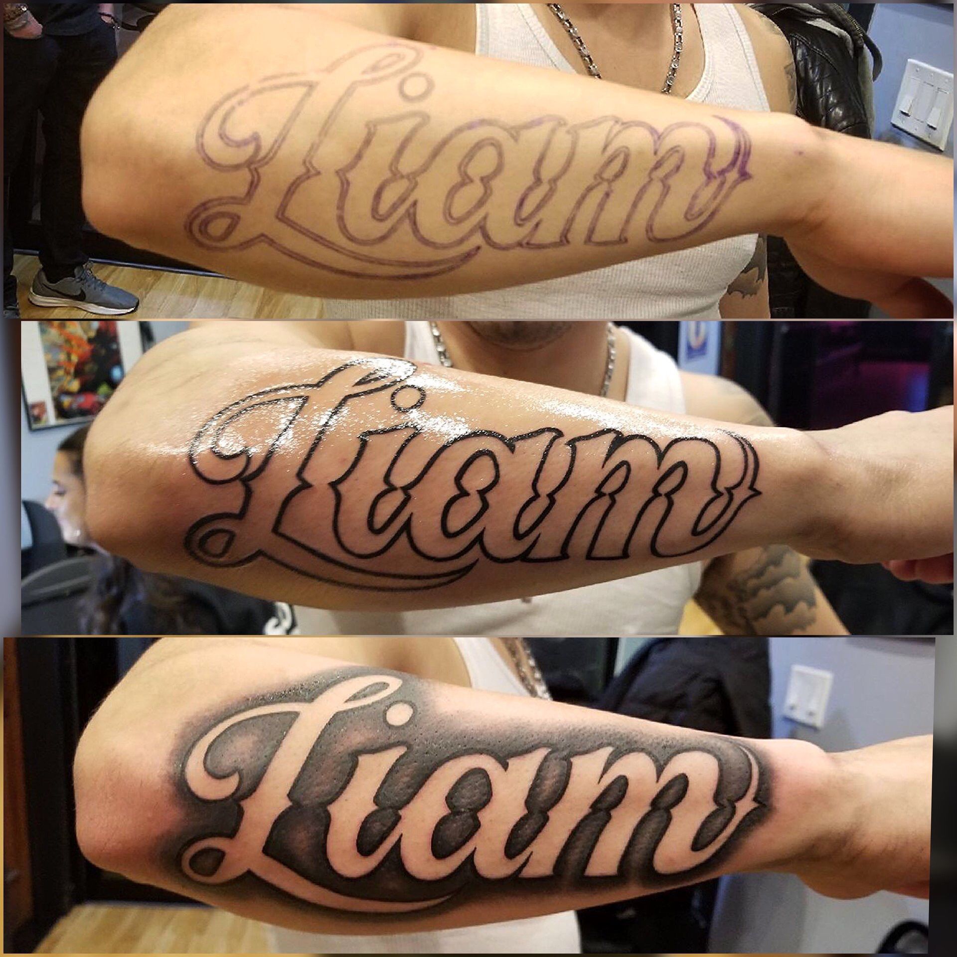 Tattoos of nombres santiago en el brazo 11