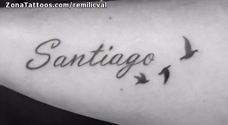 Tattoos of nombres santiago en el brazo 12