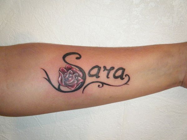 Tatuagens de nombres sara 25
