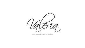 Tattoos von nombres valeria 11