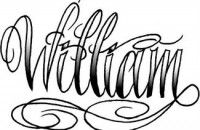 Tatuajes de nombres william 5
