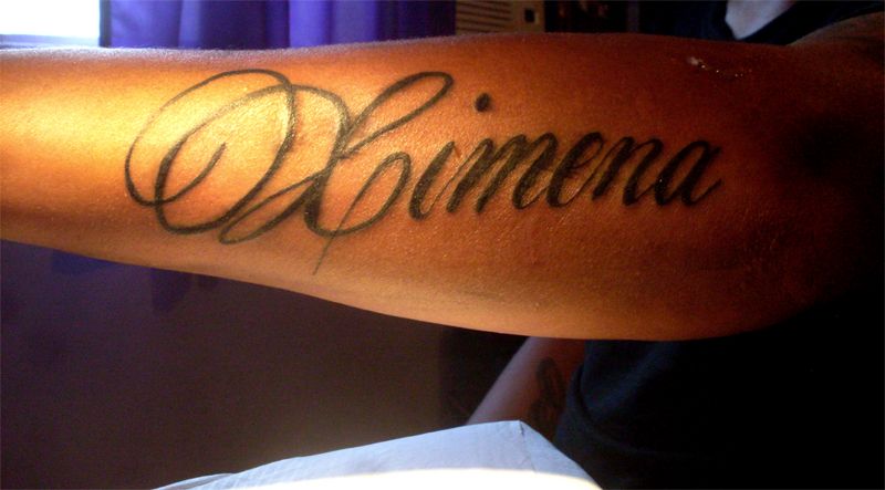 Tatuajes de nombres ximena