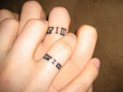 Tatuagens de nombres y numeros romanos 12