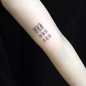 Tatuagens de nombres y numeros romanos 7