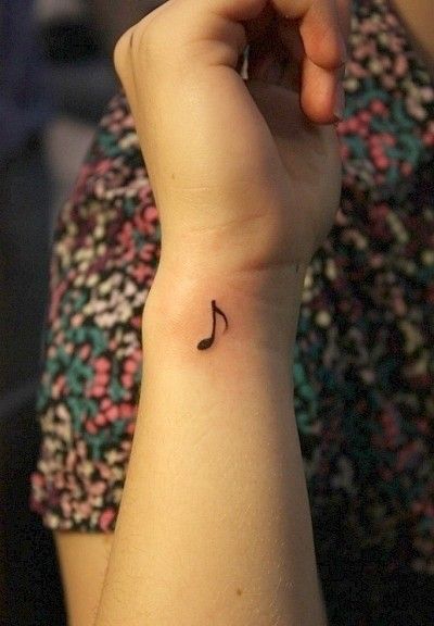 Tatuajes de notas musicales