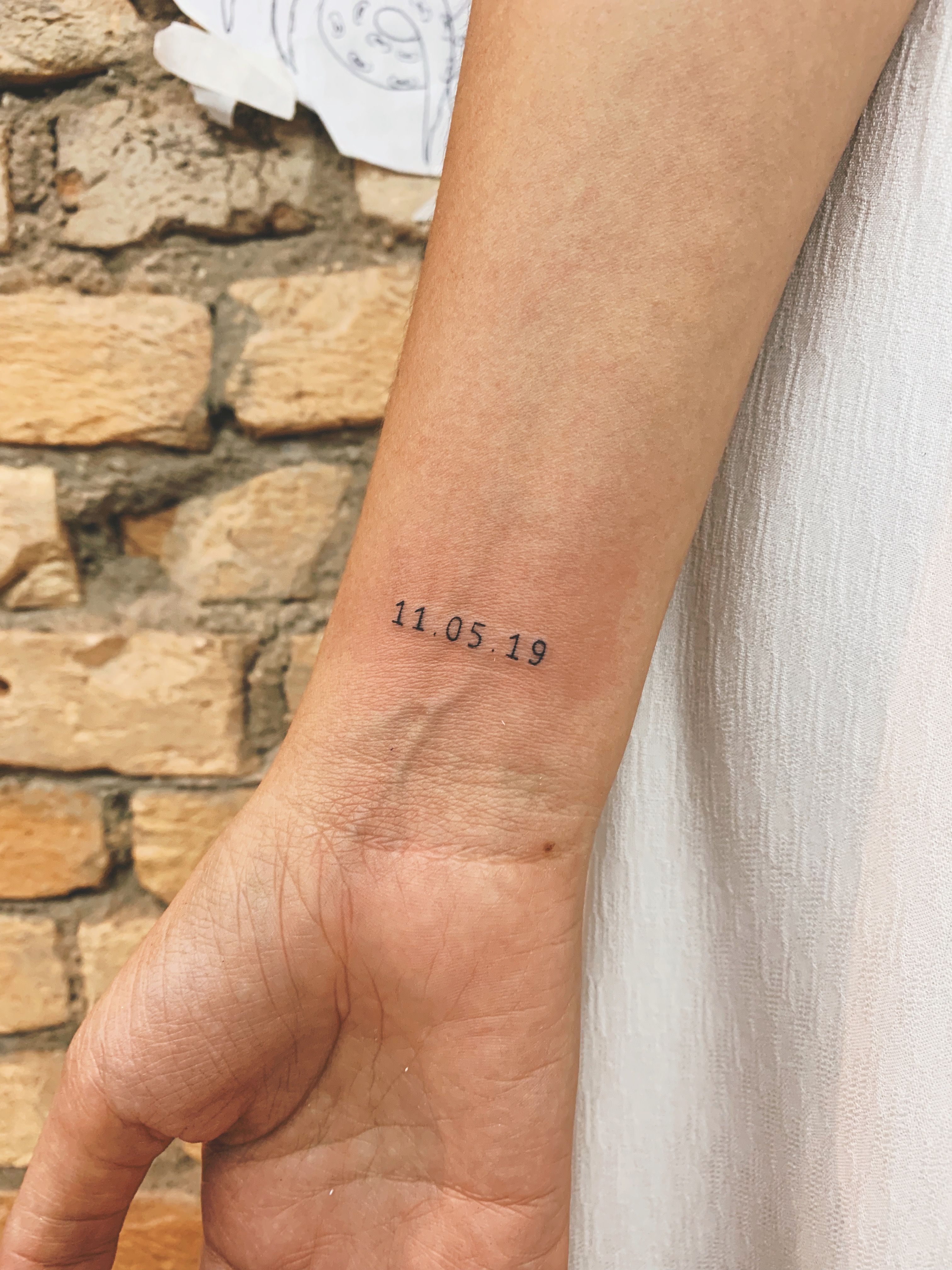 Tatuajes de numeros normales