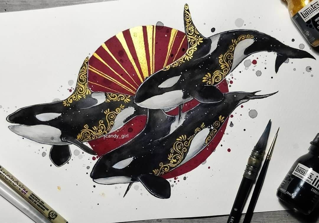 Tattoos of orcas 32
