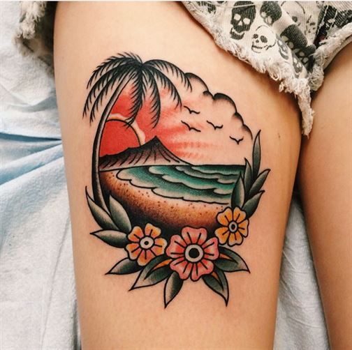 Tatuagens de paisajes 32