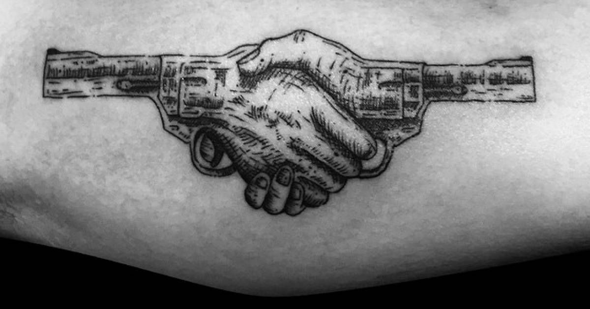 Tattoos of pistolas 16