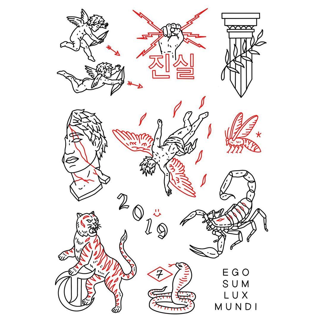 Tattoos of querubines para hombres 12