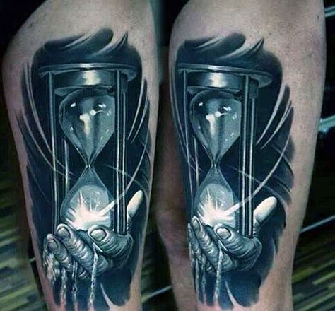 Tatuajes de relojes de arena