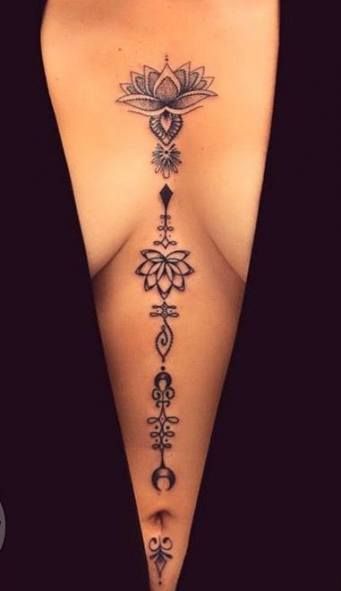 Tatuaggi di rosas en el pecho 49
