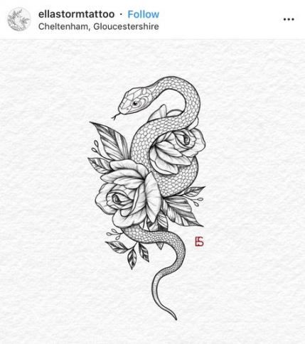 Tattoos of serpientes 41
