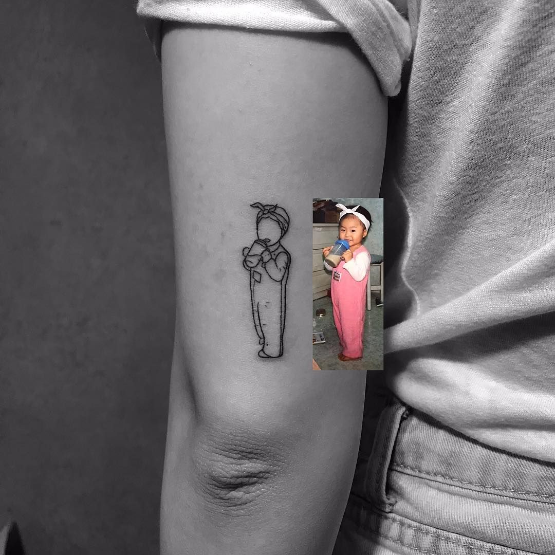 Tattoos of siluetas 9
