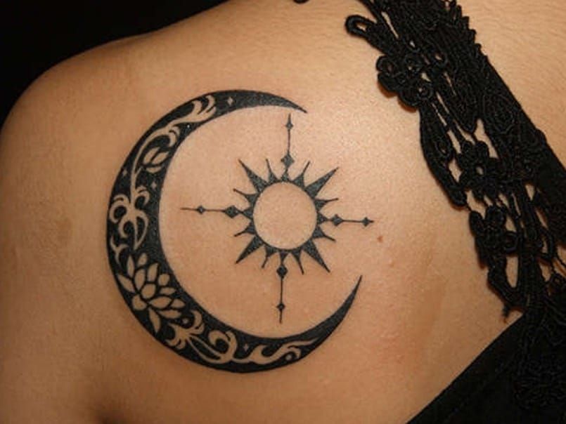 Tatuajes de sol y luna