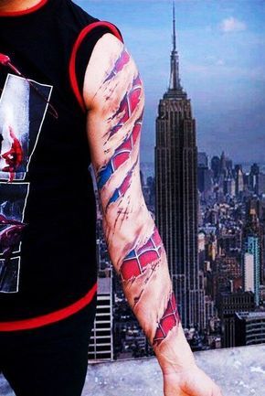 Tattoos of spiderman 8